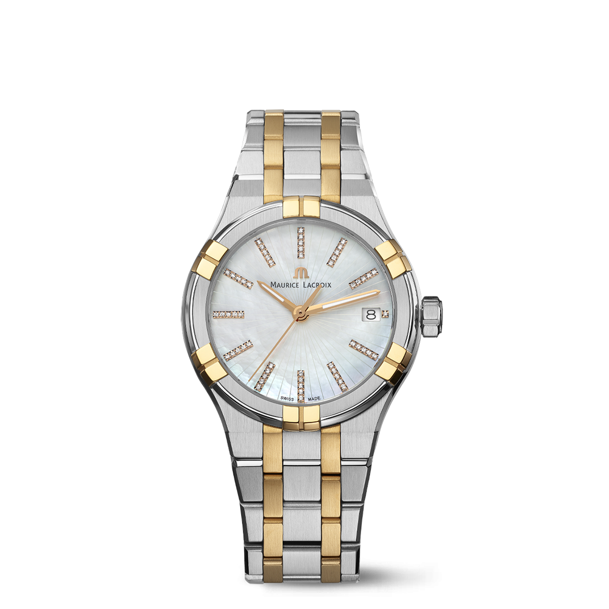 AIKON QUARTZ DATE 35MM - AIKON collection - W. Europe | Maurice Lacroix ...